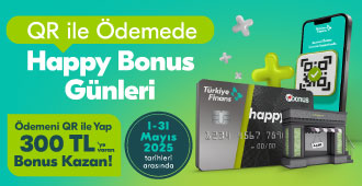 Ödemelerinizi Mobil QR (Karekod) İle Yapın 300 TL Bonus Kazanın!