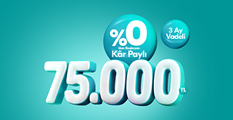 Mobilden Türkiye Finanslı Ol, Kâr Paysız 75.000 TL'ye Varan Nakit Desteğini Kaçırma!